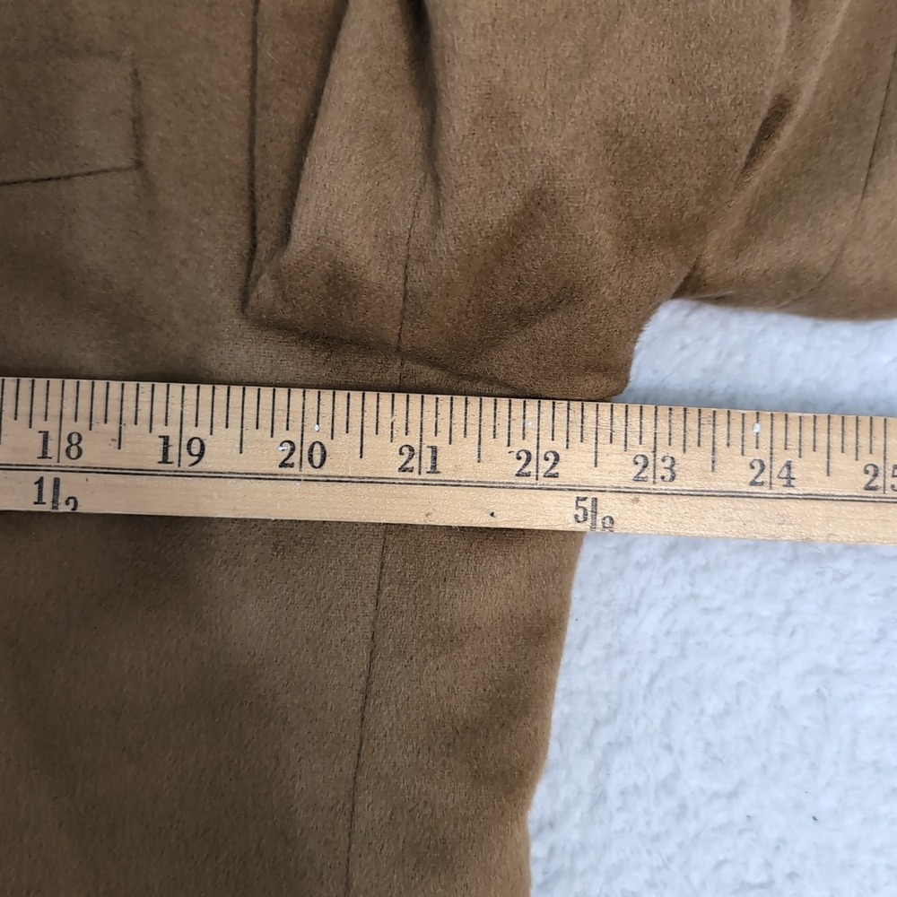 FENZIA EUROMODA 100% PURE CASHMERE Men's Sport Blazer 3 Button Brown 44R‎ Jacket - Picture 7 of 12